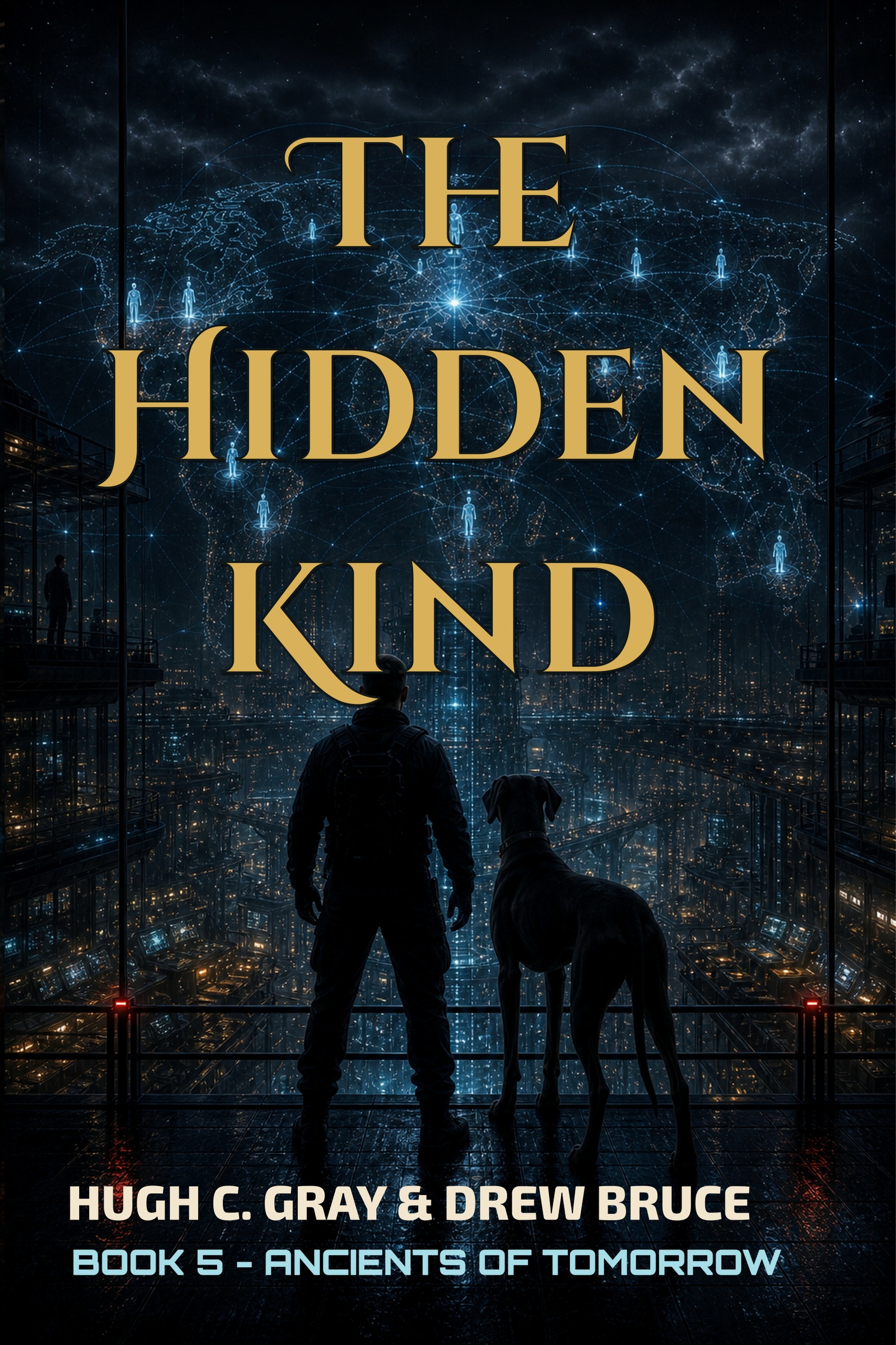 The Hidden Kind book cover — Ancients of Tomorrow Book 5